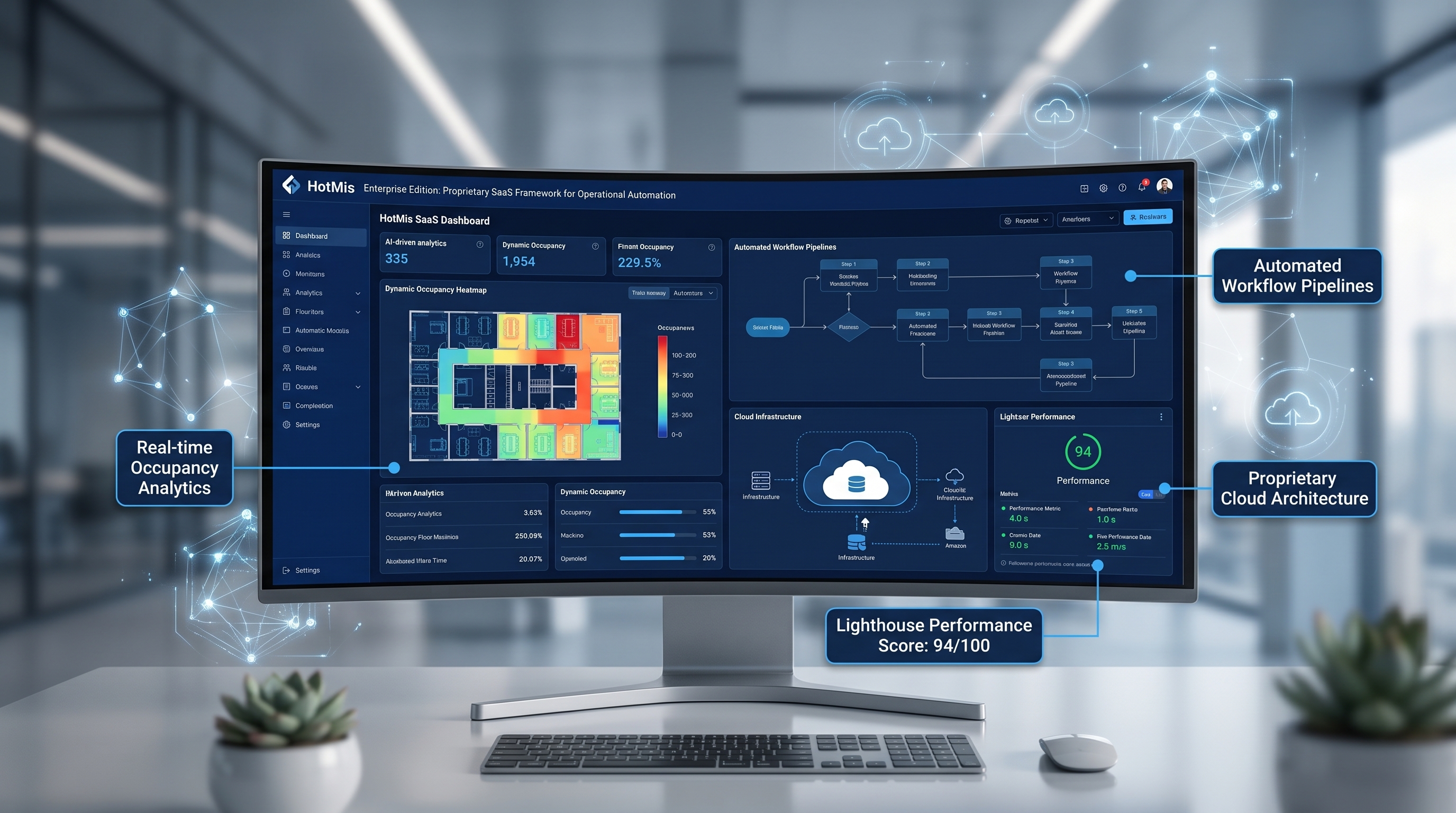 HotMis SaaS Dashboard